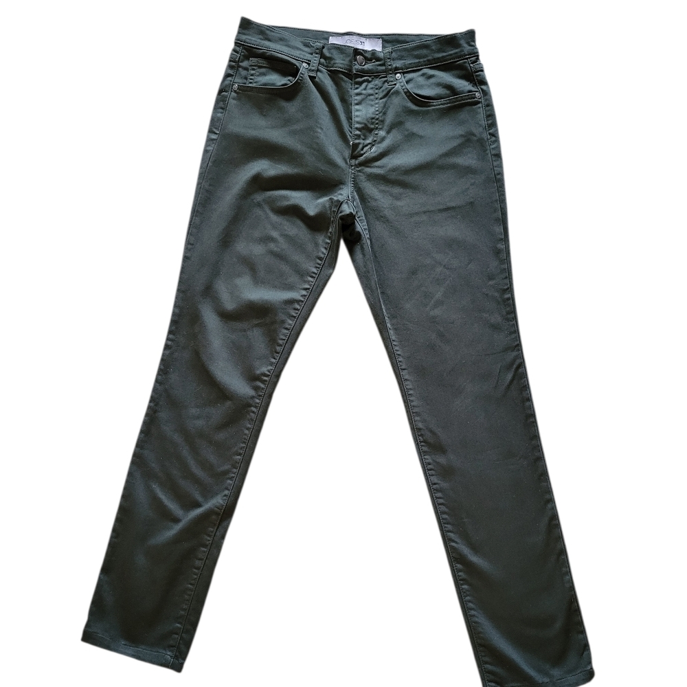 Joe's Jeans Dark Green Straight-Leg Jeans - Picture 2 of 8